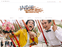 Tablet Screenshot of indiewed.com